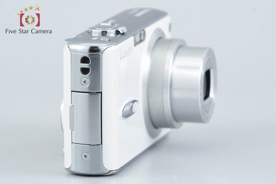 [Used] Panasonic LUMIX DMC-FX01 Pearl White Compact Digital Camera with Original Box