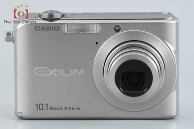 [Used] Casio EXILIM ZOOM EX-Z1000 Silver Compact Digital Camera with Original Box