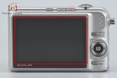 [Used] Casio EXILIM ZOOM EX-Z1000 Silver Compact Digital Camera with Original Box