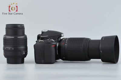 [Used] Nikon D3100 Double Zoom Kit Black - Low Shutter Count