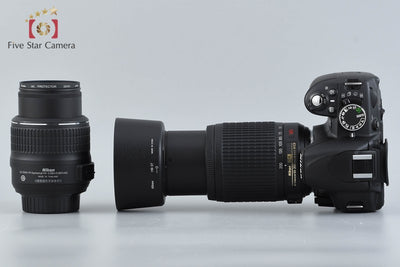 [Used] Nikon D3100 Double Zoom Kit Black - Low Shutter Count