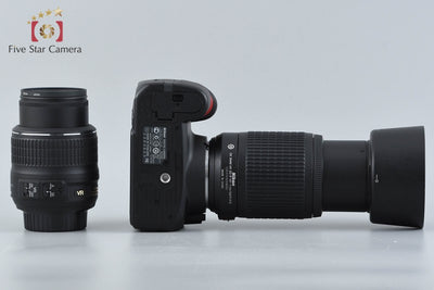 [Used] Nikon D3100 Double Zoom Kit Black - Low Shutter Count