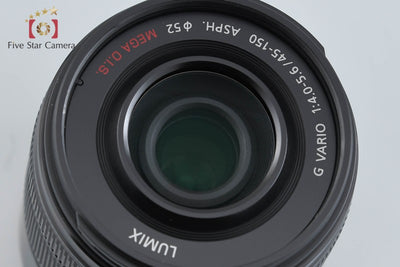 【Used】Panasonic LUMIX G VARIO 45-150mm f/4-5.6 ASPH. MEGA O.I.S. H-FS45150 Black