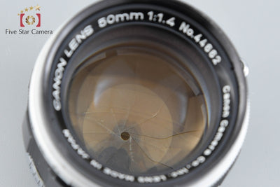 [Used] Canon 50mm f/1.4 L39 Leica Screw Mount