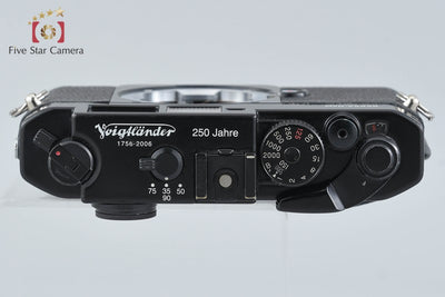 【中古】Voigtlander フォクトレンダー BESSA R2M 250 JAHRE ブラック レンジファインダーフィルムカメラ