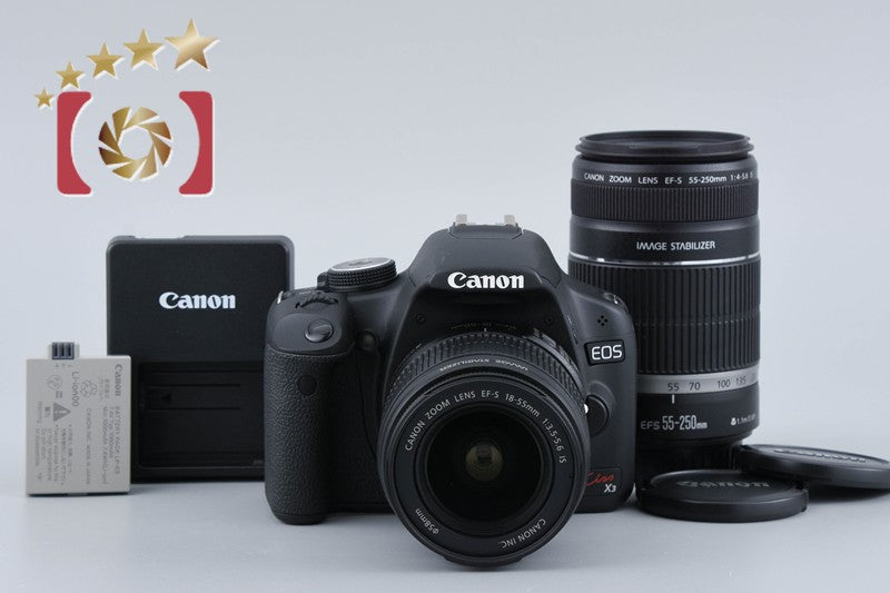 【Used】Canon EOS Kiss X3 Double Zoom Kit