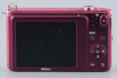 【中古】Nikon ニコン COOLPIX S3500 ストロベリーピンク コンパクトデジタルカメラ