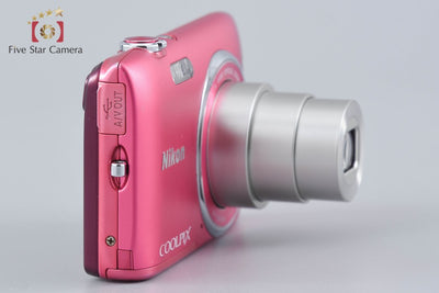 【中古】Nikon ニコン COOLPIX S3500 ストロベリーピンク コンパクトデジタルカメラ