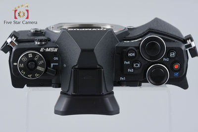 【中古】OLYMPUS オリンパス OM-D E-M5 Mark II ブラック ミラーレス一眼カメラ シャッター回数僅少