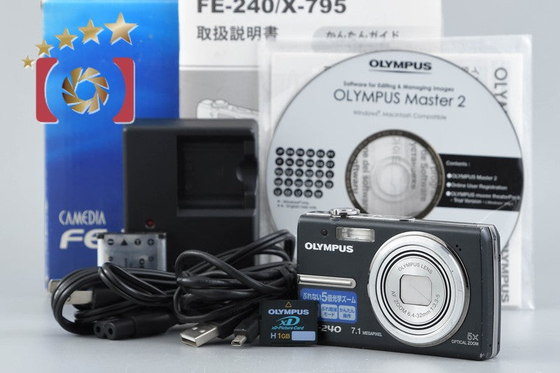[Used] OLYMPUS Olympus Camedia FE-240 Compact Digital Camera with Original Box