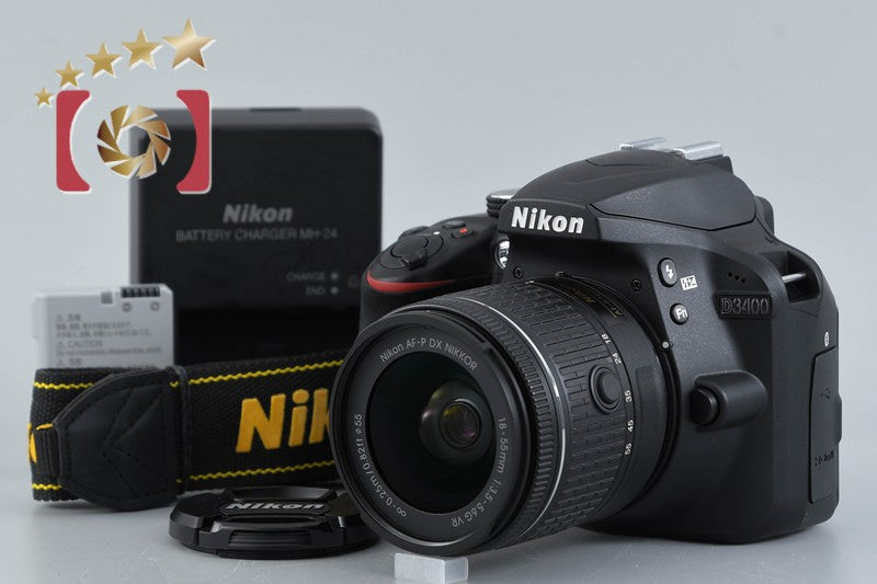 [Used] Nikon D3400 18-55 VR Lens Kit Black - Low Shutter Count