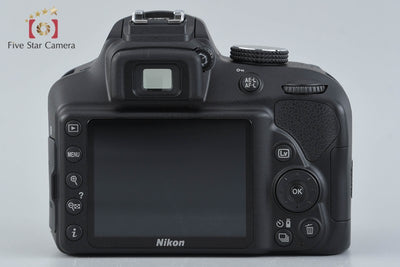 [Used] Nikon D3400 18-55 VR Lens Kit Black - Low Shutter Count