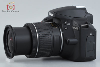 [Used] Nikon D3400 18-55 VR Lens Kit Black - Low Shutter Count
