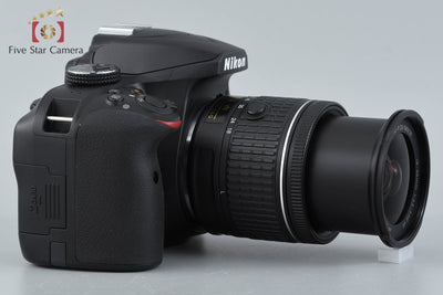 [Used] Nikon D3400 18-55 VR Lens Kit Black - Low Shutter Count