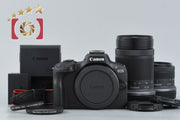Used: Canon EOS R50 Double Zoom Kit Black, Low Shutter Count