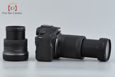 Used: Canon EOS R50 Double Zoom Kit Black, Low Shutter Count