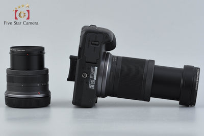 Used: Canon EOS R50 Double Zoom Kit Black, Low Shutter Count