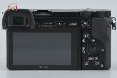 [Used] SONY Sony α6000 ILCE-6000 Black Power Zoom Lens Kit, Low Shutter Count, Multi-language Support