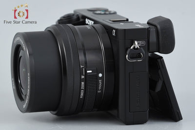 [Used] SONY Sony α6000 ILCE-6000 Black Power Zoom Lens Kit, Low Shutter Count, Multi-language Support