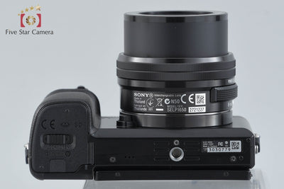 [Used] SONY Sony α6000 ILCE-6000 Black Power Zoom Lens Kit, Low Shutter Count, Multi-language Support