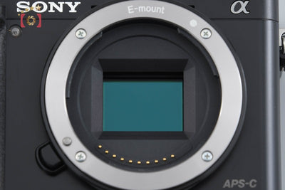 [Used] SONY Sony α6000 ILCE-6000 Black Power Zoom Lens Kit, Low Shutter Count, Multi-language Support