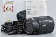 [Used] SONY HANDYCAM FDR-AX45 Black Video Camera with Original Box, Multilingual Support