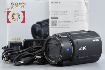 [Used] SONY HANDYCAM FDR-AX45 Black Video Camera with Original Box, Multilingual Support