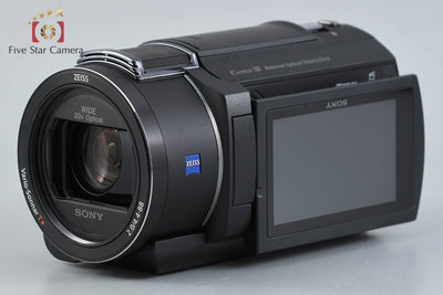 [Used] SONY HANDYCAM FDR-AX45 Black Video Camera with Original Box, Multilingual Support