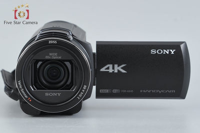 [Used] SONY HANDYCAM FDR-AX45 Black Video Camera with Original Box, Multilingual Support