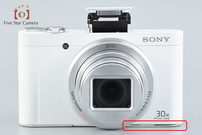 Used: Sony Cyber-shot DSC-WX500 White Digital Still Camera, Multi-Language Support