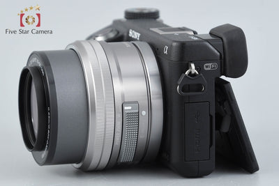 【中古】SONY ソニー α NEX-6 パワーズームレンズキット ブラック シャッター回数僅少 多言語対応