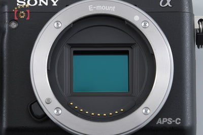 【中古】SONY ソニー α NEX-6 パワーズームレンズキット ブラック シャッター回数僅少 多言語対応