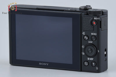 [Used] SONY Cyber-shot DSC-WX500 Black Digital Still Camera with Original Box, Multi-Language Support