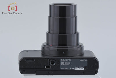 [Used] SONY Cyber-shot DSC-WX500 Black Digital Still Camera with Original Box, Multi-Language Support