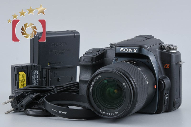 [Used] SONY α100 DSLR-A100 Zoom Lens Kit Black