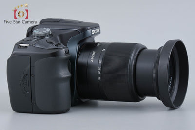 【中古】SONY ソニー α100 DSLR-A100 ズームレンズキット ブラック