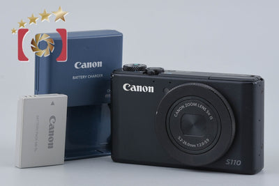 【Used】Canon PowerShot S110 Black Compact Digital Camera