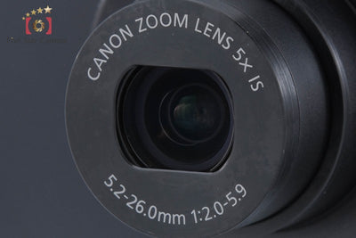 【Used】Canon PowerShot S110 Black Compact Digital Camera
