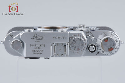 [Used] Leica III f Red Dial with Self-Timer Rangefinder Film Camera