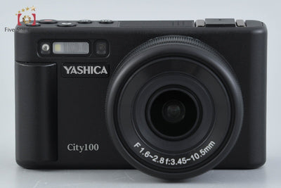 [Used] YASHICA Yashica City 100 Black Compact Digital Camera with Original Box