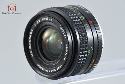 【中古】MINOLTA ミノルタ MC W.ROKKOR 28mm f/2.8