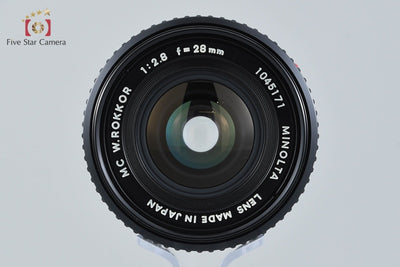 【中古】MINOLTA ミノルタ MC W.ROKKOR 28mm f/2.8