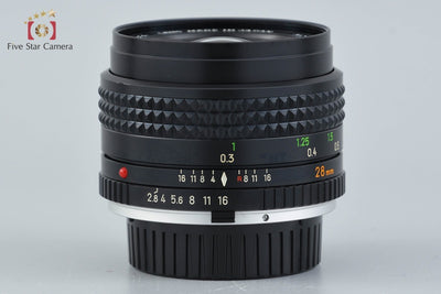 【中古】MINOLTA ミノルタ MC W.ROKKOR 28mm f/2.8