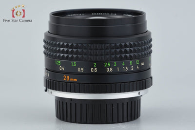 【中古】MINOLTA ミノルタ MC W.ROKKOR 28mm f/2.8
