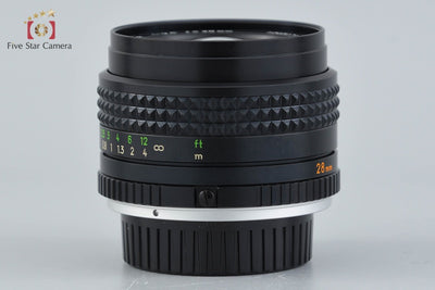 【中古】MINOLTA ミノルタ MC W.ROKKOR 28mm f/2.8