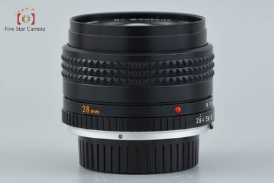 【中古】MINOLTA ミノルタ MC W.ROKKOR 28mm f/2.8