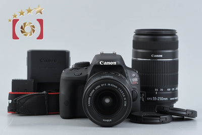 [Used] Canon EOS Kiss X7 Double Zoom Kit Black - Low Shutter Count