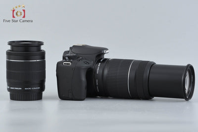 [Used] Canon EOS Kiss X7 Double Zoom Kit Black - Low Shutter Count