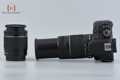 [Used] Canon EOS Kiss X7 Double Zoom Kit Black - Low Shutter Count