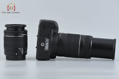 [Used] Canon EOS Kiss X7 Double Zoom Kit Black - Low Shutter Count